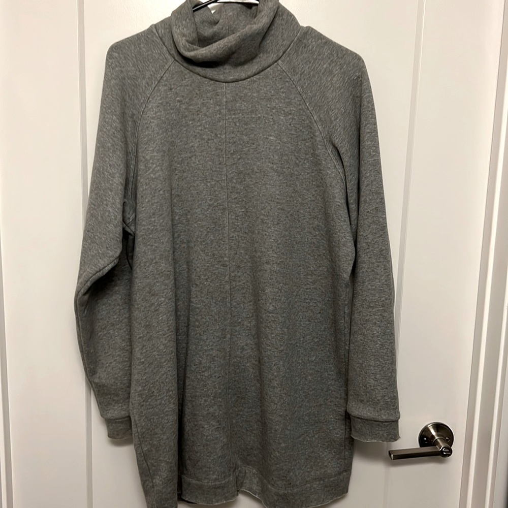 UO Bunny Turtleneck Sweatshirt Dress